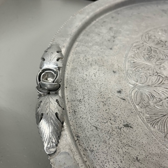 Vintage Trade Continental Hand Wrought Lazy Susan #518 - Picture 3 of 9